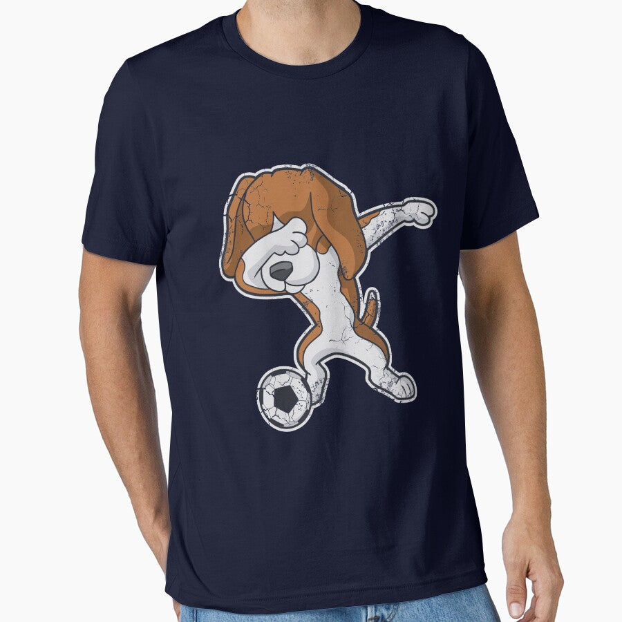 Dabbing Beagle Soccer Dog by frittata