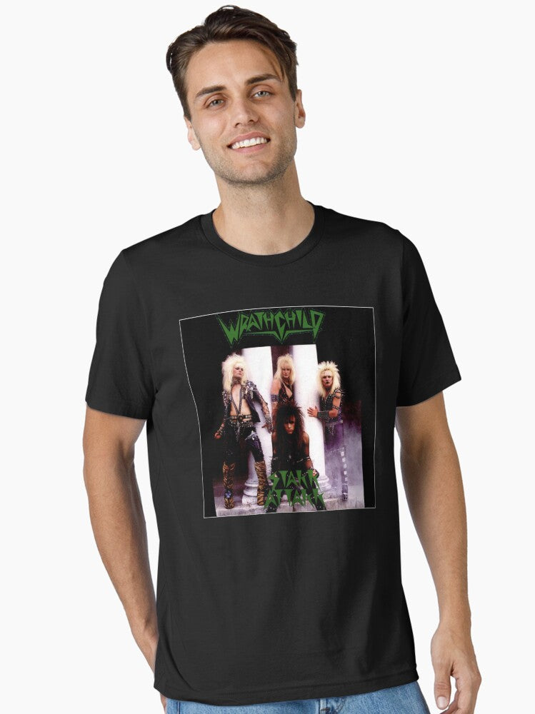 Wrathchild - Stakk Attakk album 1984 Essential T-Shirt Style001 Hoodie, Sweatshirt | CoreVibeTees.com (Image 1)
