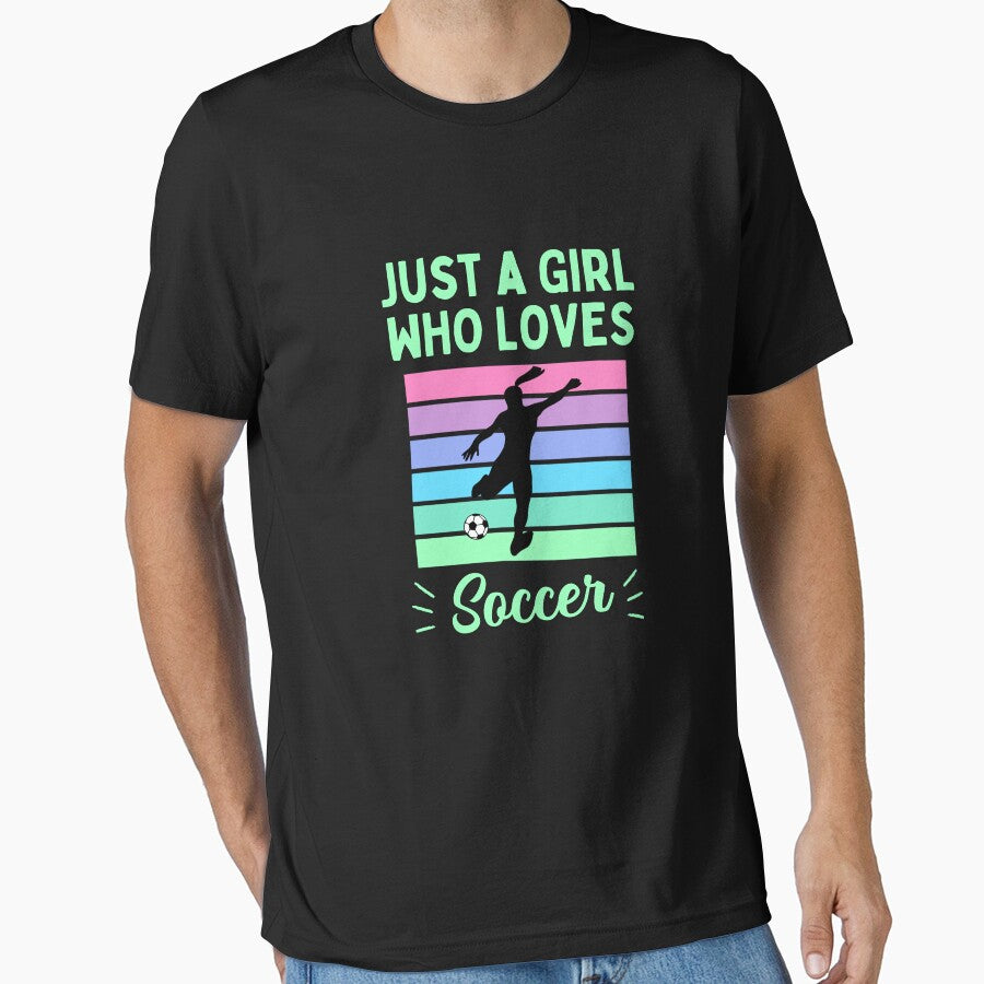 Just a Girl Who Loves Soccer |  Gift for Girls by Einstein12345