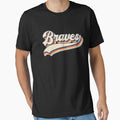 Braves Sports Name Vintage Retro Gift Men Women Girl Boy by Craig Hall
