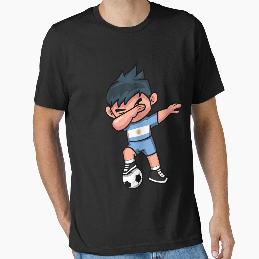 Soccer Boy Dabbing Argentina by melsens