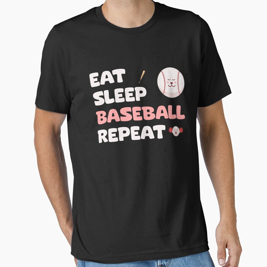 eat sleep baseball repeat by Jalin .