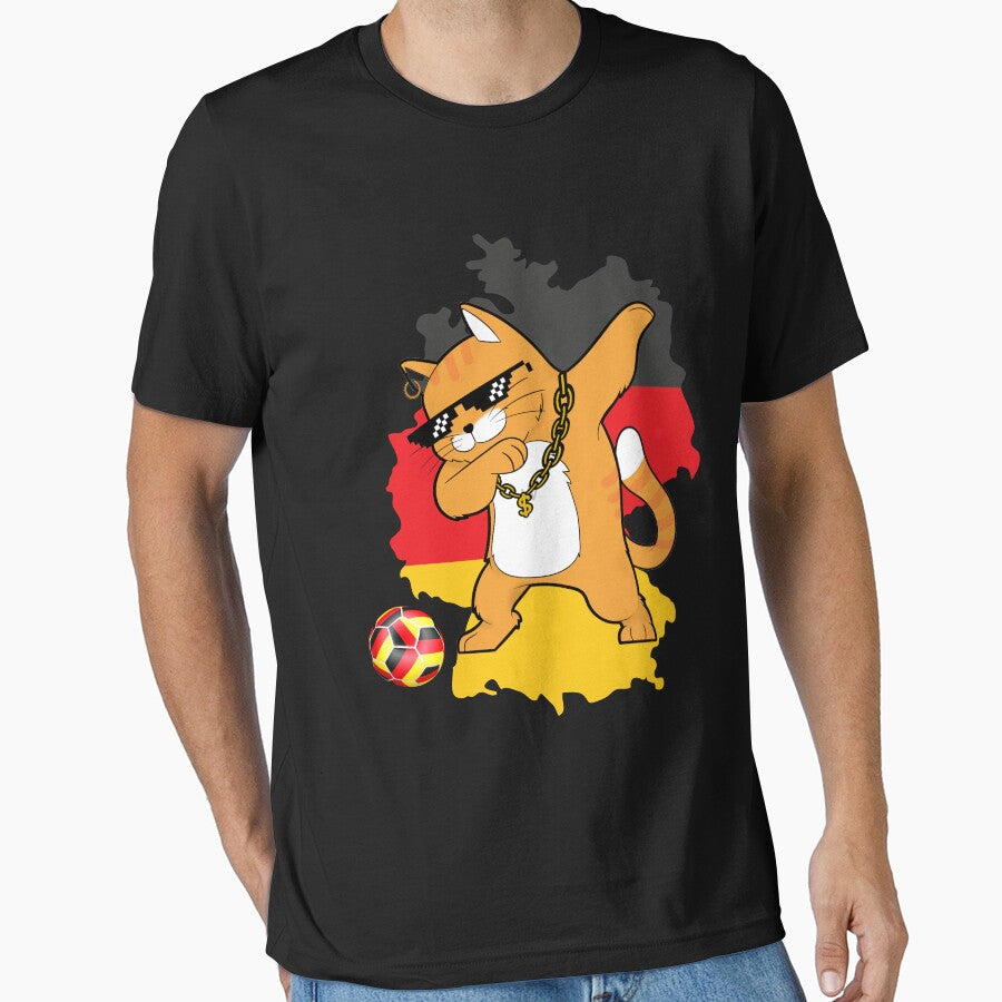 Cool Dabbing Cat - German Soccer by Georgy09