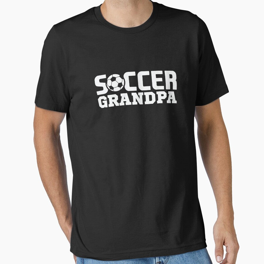 Soccer Grandpa Granddad Granddaddy Grandfather by BUBLTEES