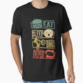 Eat Sleep Soccer Repeat retro Bike life by Majesticoo