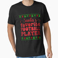 Santa's Favorite Football Player Funny Christmas Family Matching by Be Cool (5.0) ⭐⭐⭐⭐⭐