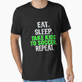 Funny Soccer Mom & Dad or Parents Gift Eat Sleep Take Kids to Soccer Repeat by LGamble12345
