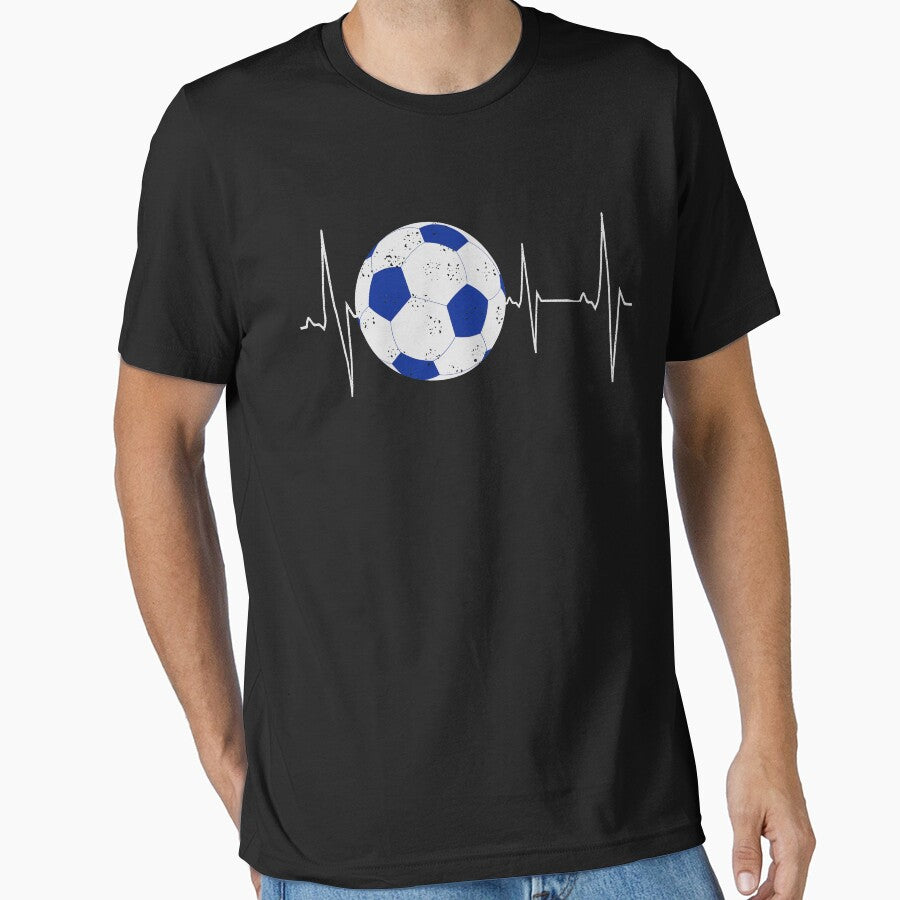 Soccer Heartbeat Design - Unique Soccer Lover Gift Ideas by cartba