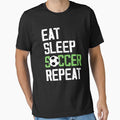 Eat Sleep Soccer Repeat Cool Sport Player by Phoebeys
