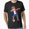 Dabbing Soccer T shirt for Boys France French Football Gifts by LiqueGifts