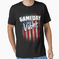 Gameday Vibes Shirt USA Flag Gift for Any Sport Fan or Player by niftee