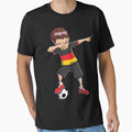 Dabbing Soccer T shirt for Boys German Germany Football Gift by LiqueGifts
