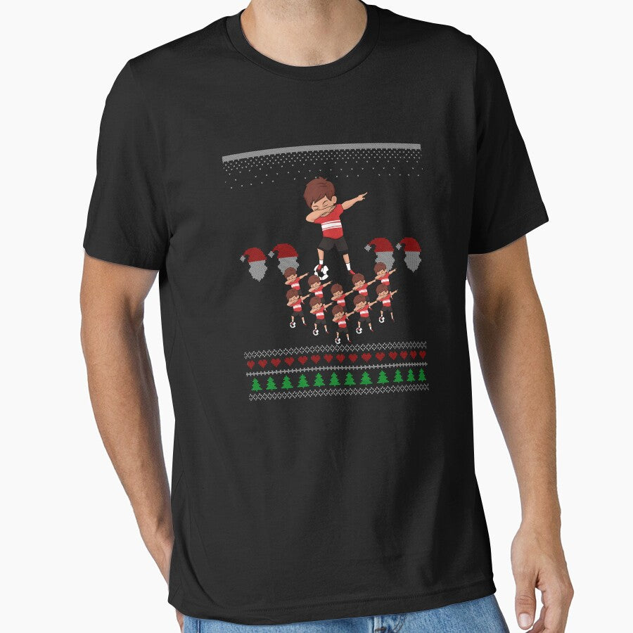 Soccer Player Christmas Soccer Athlete Athletic Sports Team Winter Holidays by VollLaser