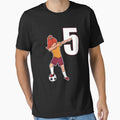 Awesome Soccer Player Girl Number 5 Soccer Athlete Women Athletic Sports Team by VollLaser