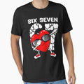 Valentines Day Boys Kids Girls Hearts Dabbing six Seven 67 by MatherFisher