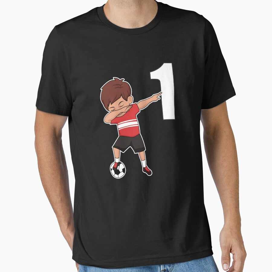 Awesome Soccer Player Number 1 Soccer Athlete Athletic Sports Team by VollLaser