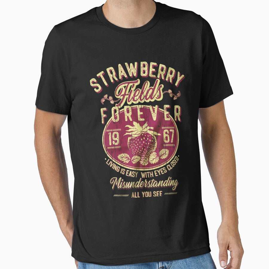 Beatles Shirt Women, Strawberry Fields Forever ., Beatles ., Beatles Tshirt, Lennon Shir by buresdjmonot
