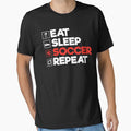Eat Sleep Soccer Repeat: Funny Soccer Player Football Coach Lover by Adexyl