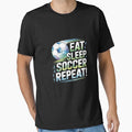 Soccer Eat Sleep Soccer Repeat Boys Youth Kids by Belkisallen