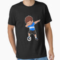 Dabbing Soccer Player Blue Soccer Sports Team Athletic Soccer Athlete Coach by VollLaser