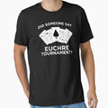 Funny Euchre Card Game Tournament print by jakehughes2015