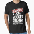 Soccer Grandpa Soccer Player Funny Joke Support by aidenpier