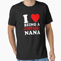 I Love Being A Football Nana Football Grandma Nana by GabrieSketcham
