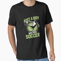 Just A Boy Who Loves Soccer Player Boys Kids by MathisBellanger