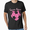Soccer Nana Adorable Soccer Grandma Women Shirt Essential T-Shirt by WingedLizardJo