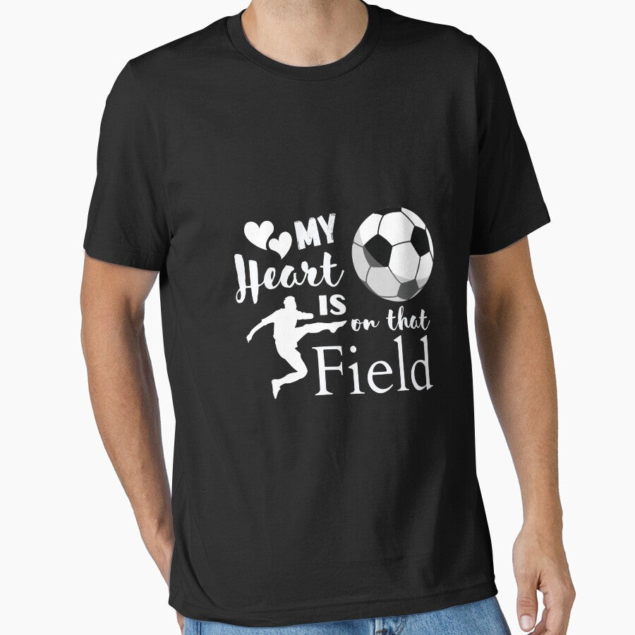My Heart is on that Field Soccer Game Sport Lover by VerveVerseBoo