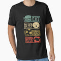 Eat Sleep Soccer Repeat Retro Soccer Lover Gift Sticker by ricedali41