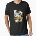 Eat Sleep Watch Football Repeat by alloutshirts