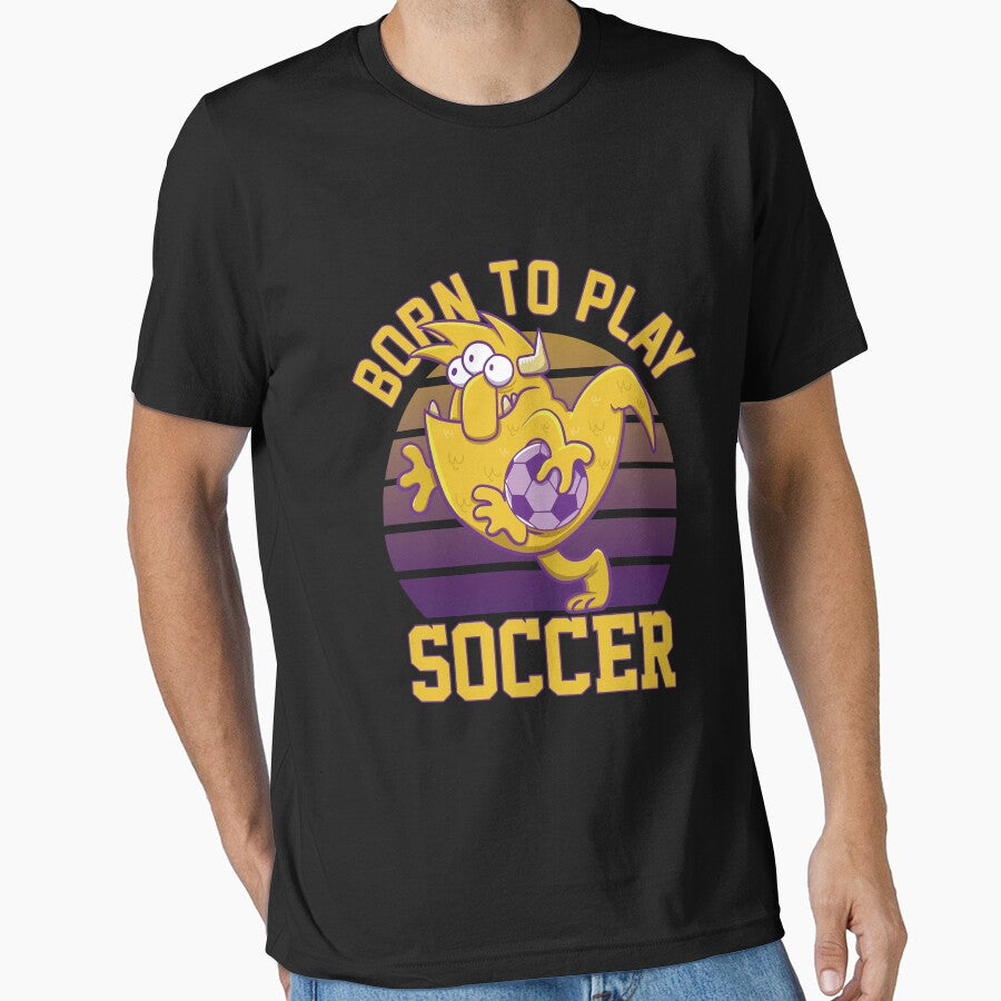 Funny monster soccer by ImaginarStore