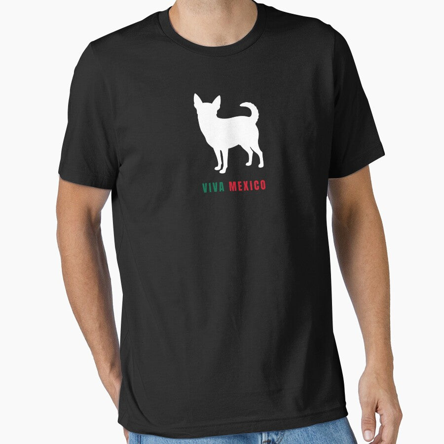 Minimalist Chihuahua Soccer Line Art Dog (For Dark Apparel) by TailPrints