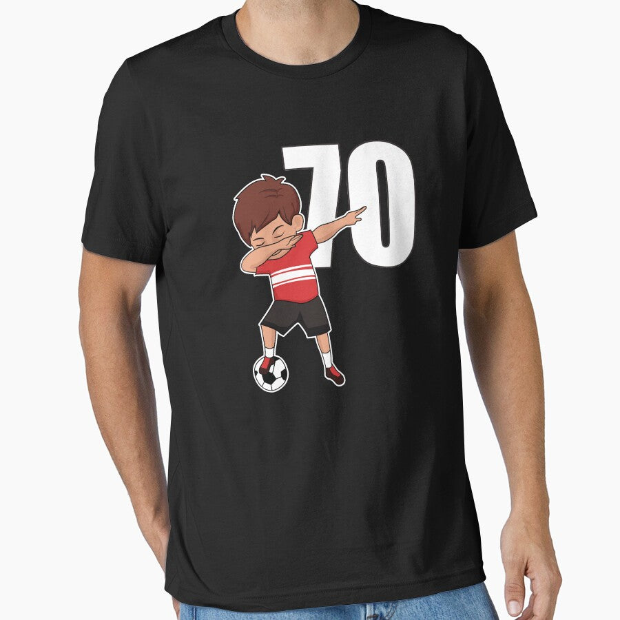 Awesome Soccer Player Number 70 Soccer Athlete Athletic Sports Team by VollLaser