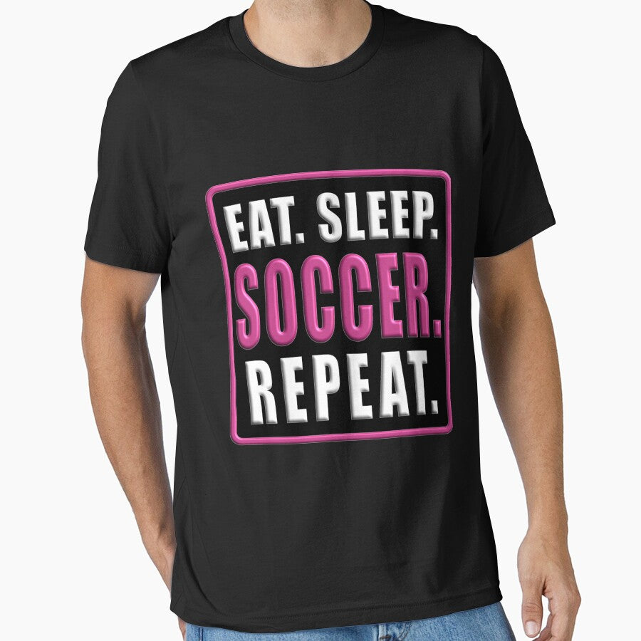 Eat Sleep Soccer Repeat Sticker by kerritoniap2g