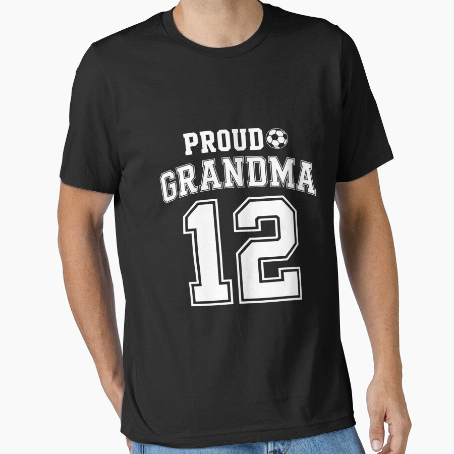 Number 12 Custom Proud Soccer Futbol Grandma by tlallimicrichi