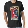 Can't Be Stopped Rhino Football (Soccer) Player by TrueArtsStore