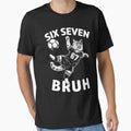Funny 67 6 7 Soccer Cat Kick – Six Seven Bruh Meme by LashondaGreen89