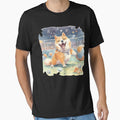 Japanese dog Shiba Inu colorful watercolor soccer by Naohiro