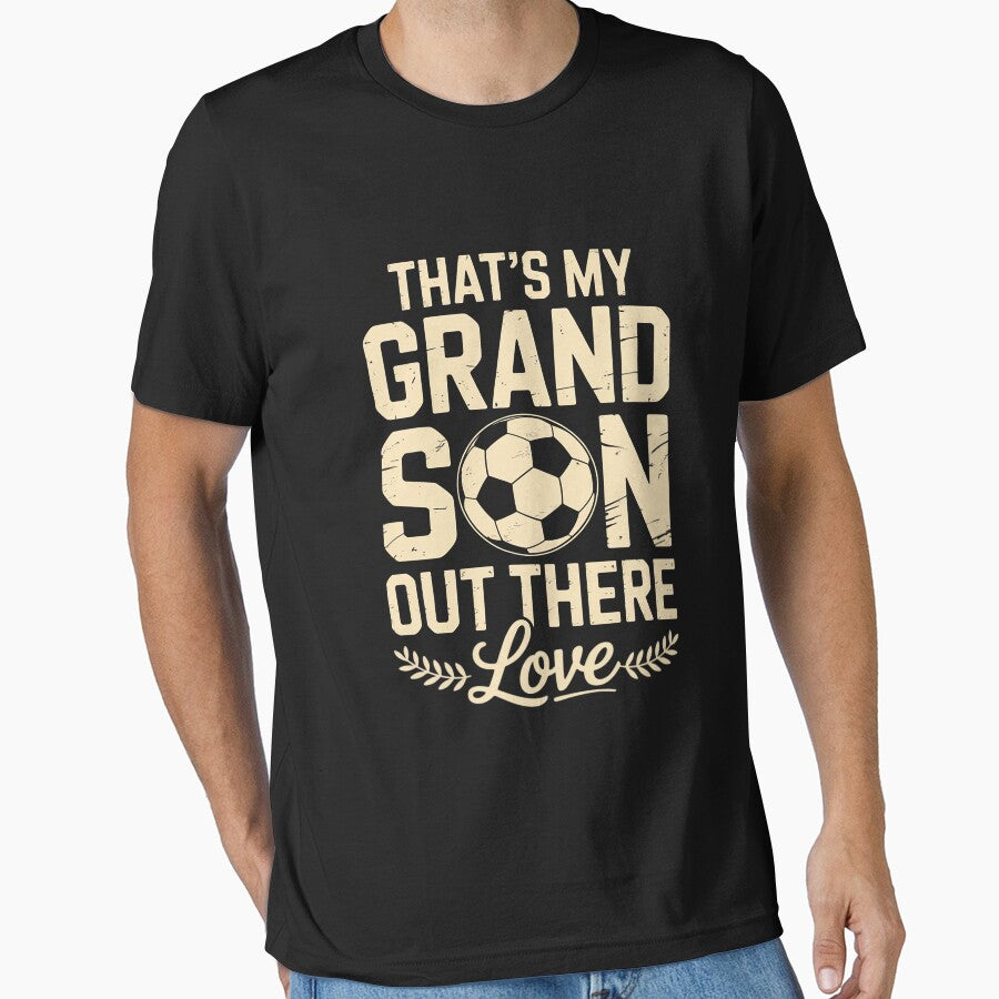 That's My Grandson Out There Grandma Grandpa Soccer Fan by MatthewJordas