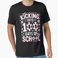 100 Days of School Girls Soccer Coquette Bow Pink Teacher by FrankIsabel