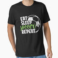 Eat Sleep Soccer Repeat Funny Cool Sport Player by ACHRAF877
