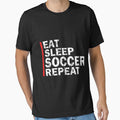 Eat Sleep Soccer Repeat Classic T-Shirt by verarheaf9