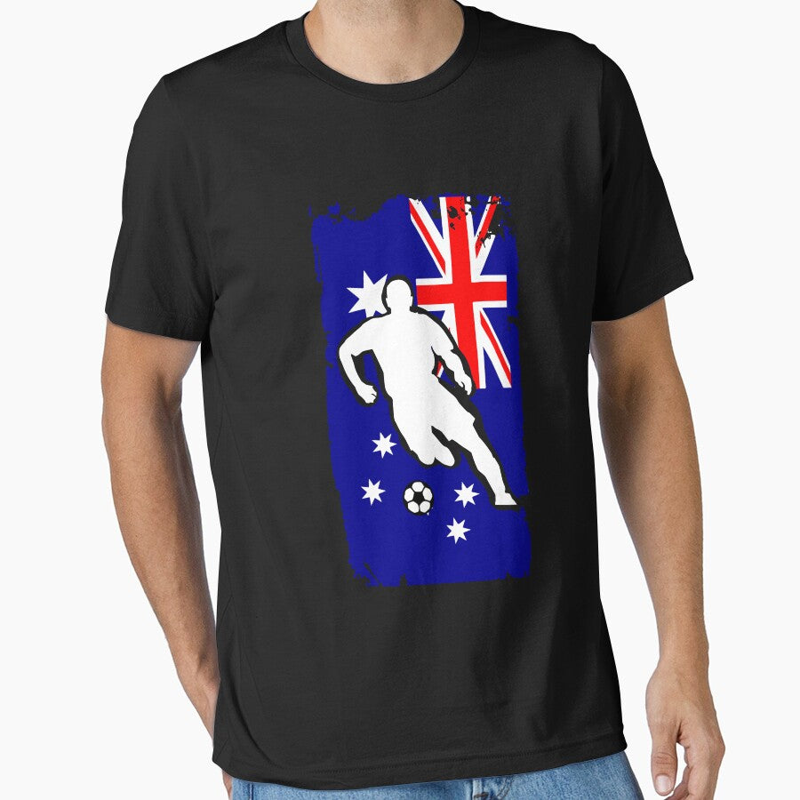 Australia Flag Soccer Player by melsens