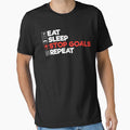 Eat Sleep Stop Goals Repeat: Funny Hockey Goalkeeper Goalie by Adexyl