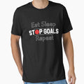 Eat Sleep Stop Goals Repeat by Kieran Abbott
