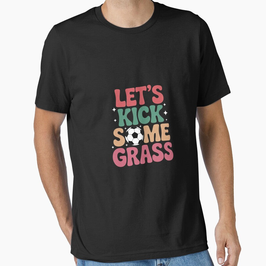Soccer Mom Fan  Let's Kick Some Grass Soccer Season by MicanCuteStore