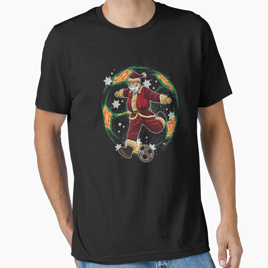 Soccer Playing Santa Claus - Christmas Soccer Team by anziehend