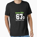 Cool Soccer Player Shirt – Soccer Drip Number 67 Boys Soccer Player 67, Sports Number Gift, Athletic Graphic Tee by MarylaInvest